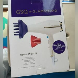 NIB GSQ by GLAMSQUAD Titanium Hair Dryer
